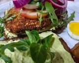 Foto del paso 10 de la receta: Hamburguesa de pollo