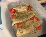 Une image de l'étape 5 de Filets de plie aux tomates,estragon et citron.