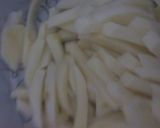Foto del paso 9 de la receta: pastel de tortilla tres sabores rellena bañada con salsa crema de puerros