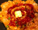 A picture of step 2 of Chicken rice with omelette.