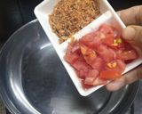 A picture of step 2 of Spicy mini prawns gravy.
