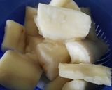 Foto del paso 2 de la receta: Ensalada de yuca y aguacate con mayonesa de hierbabuena