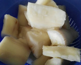 Foto del paso 2 de la receta: Ensalada de yuca y aguacate con mayonesa de hierbabuena
