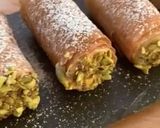 Foto del passaggio 7 della ricetta Cannoli di pasta fillo con crema alle Mandorle