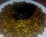 A picture of step 2 of Waken gida AKA kidney beans.