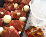 Omlós, fokhagymás sült oldalas recept fázis 1 fotója