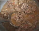 A picture of step 2 of Alu qeema.