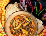 লালশাক দিয়ে মলা মাছের কারি রেসিপির ধাপ 4 ছবি