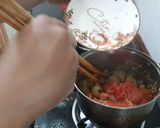 Hình bước làm 5 của món Lạ miệng với món lợn sốt vang
