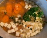 A picture of step 1 of Seafood Blanquette with Shrimp and Scallops.