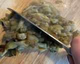 A picture of step 5 of Aubergine tahini dip - Moutabal or baba ghannouj.