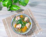 Hình bước làm 3 của món Canh gà bí đỏ
