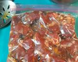 A picture of step 4 of Poke meets Congee.