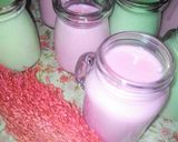Foto langkah ke 10 dari resep Silky Pudding Matcha and Red Velvet (with SKM).