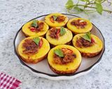Foto langkah ke 3 dari resep Kue Lumpur Gurih Abon Sapi.