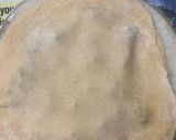 A picture of step 2 of Achari lady finger paratha.