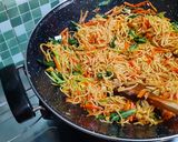 Foto langkah ke 3 dari resep Mie tek tek.