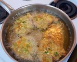 A picture of step 3 of Bakwan sayur (vegetables friters).