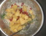 A picture of step 4 of Sweet Potato Chana Oil Free Chat.