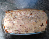 Foto del paso 5 de la receta: Pastel de patata, bacon y atún a los cuatro quesos
