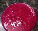 A picture of step 3 of Dragon fruit juice.