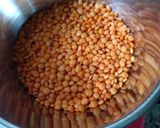 Vöröslencse pástétom curryvel reggelire (vegán) recept fázis 1 fotója