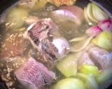 Hình bước làm 4 của món Cháo Cá Nấu Bầu, Nấm Rơm, Trứng Vịt Lộn
