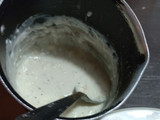 Repollitos de Bruselas con salsa blanca