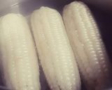 Hình bước làm 1 của món Bánh bắp chiên trứng