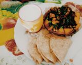 A picture of step 4 of ડબલ તડકા વેજીટેબલ શાક.
