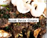 Foto langkah ke 4 dari resep Rujak Petis Cingur.