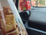 Bagelan roti tawar simple