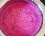 A picture of step 3 of Beetroot Raita.