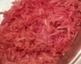 A picture of step 1 of Gajar ka Halwa.