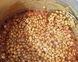 A picture of step 3 of Fried gram chikki.