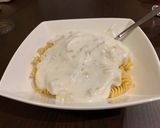A picture of step 2 of Pasta with yoghurt.