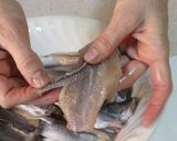 A picture of step 1 of Fried Whiting Fillets.
