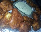 A picture of step 6 of Crispy fish with rice powder.