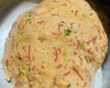 A picture of step 2 of Carrot Roti.