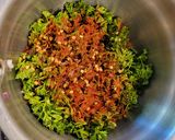 A picture of step 1 of Turkey Burger Paddy's with Salsa rosa.