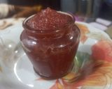 A picture of step 3 of Apple pomegranate jam.