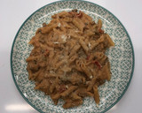 Foto del paso 7 de la receta: Macarrones con carne picada, tomate, nata, parmesano y verduras