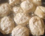 A picture of step 3 of Plantain puff puff.