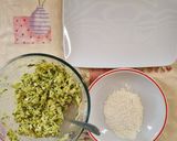 A picture of step 5 of Greek-Style Zucchini Fritters.
