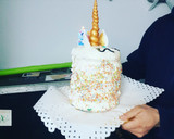 Foto del paso 11 de la receta: Tarta cumpleaños unicornio