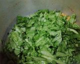 A picture of step 3 of Dal Palak.