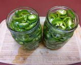 A picture of step 5 of Lee's Pickled Jalapeno Nacho Rings.