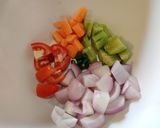 A picture of step 1 of Curd Salad.
