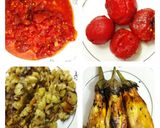 A picture of step 3 of Mirza ghademi(an iranian food/).