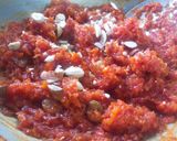 झटपट गाजर का हलवा (gajar halwa recipe in marathi) रेसिपी स्टेप 5 फोटो 